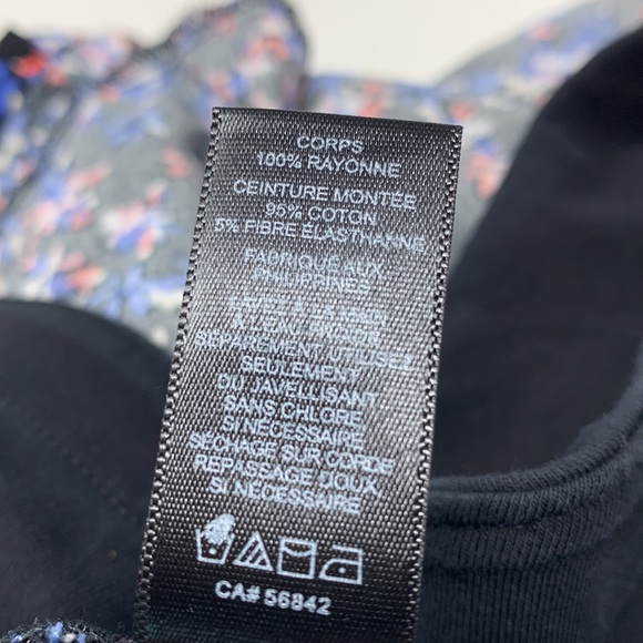 Express floral shorts flattering wide black waist band - Picture 5 of 5